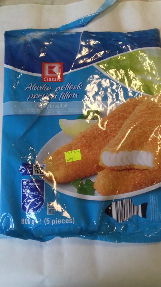 Nevyhovujúca potravina - v kontr. znaku označenie a množstvo rybacieho mäsa. Výrobca udáva 69% rybacieho mäsa, nameraná hodnota - 59,9% rybacieho mäsa.