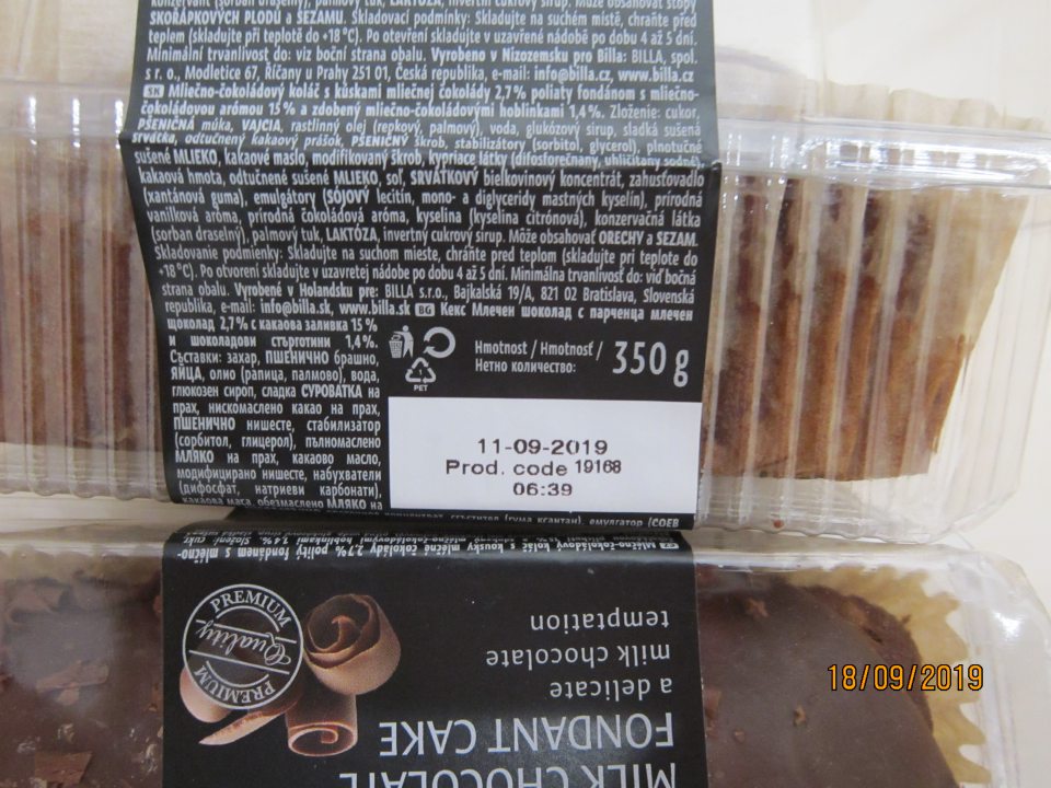 Filé z tresky po dátume minimálnej trvanlivosti.