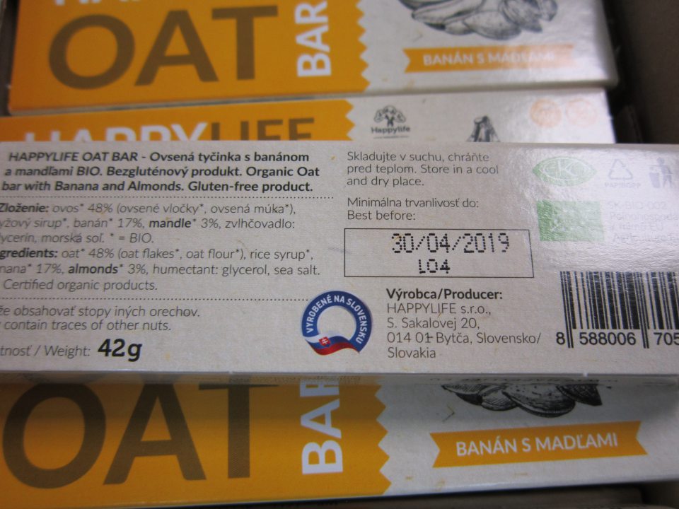 Predaj po dobe minimálnej trvanlivosti.