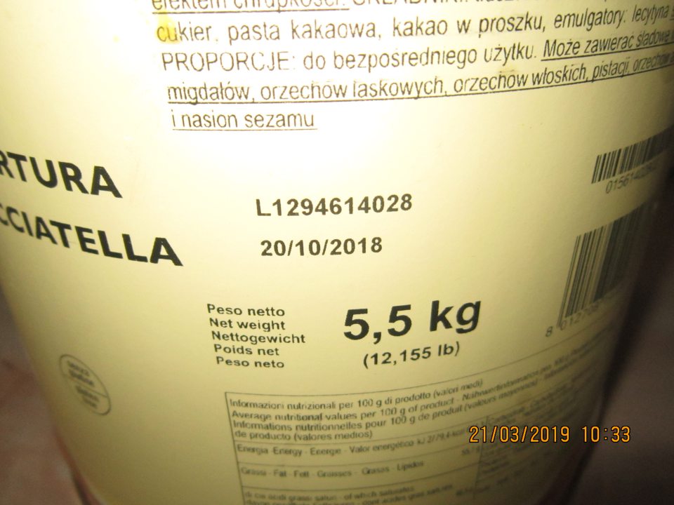 	Spoločné uskladnenie surovín po DMT s vyhovújucími surovinami v suchom sklade a v chladiacom boxe.