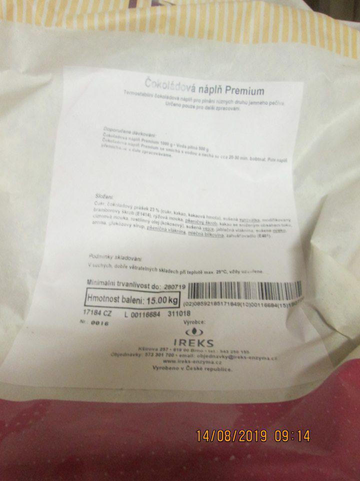 Spoločné uskladnenie surovín po dátume minimálnej trvanlivosti s vyhovujúcimi surovinami. 