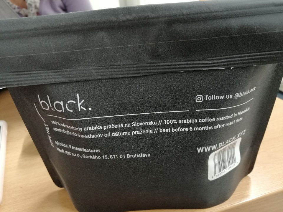 Nesprávne označená zrnková káva.