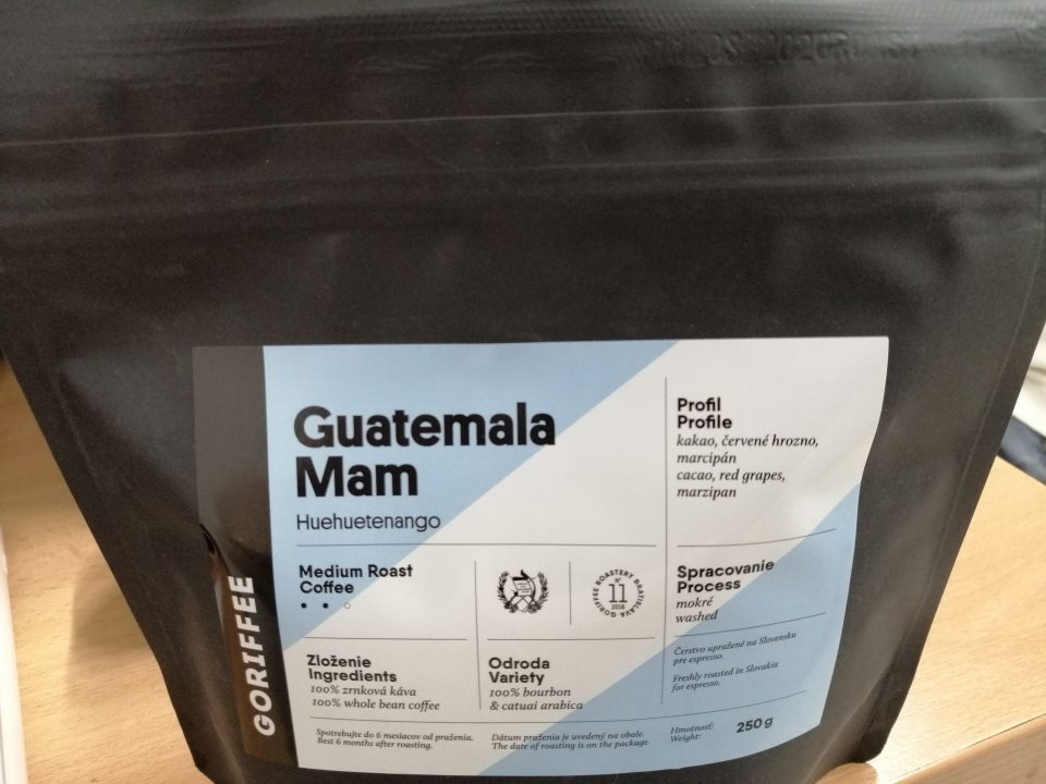 Nesprávne označená zrnková káva.