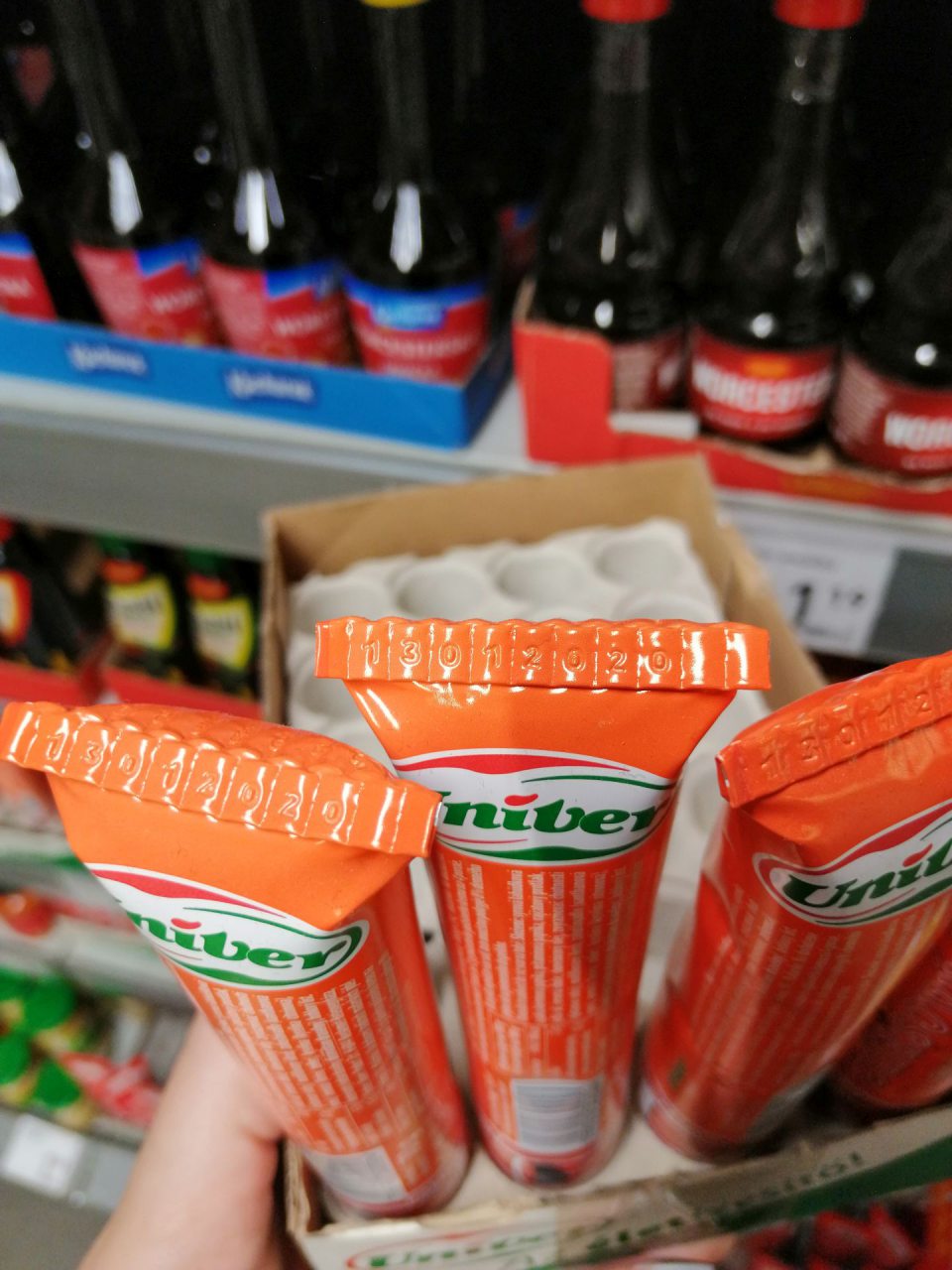 Výrobky ponúkané na predaj po uplynutí dátumu minimálnej trvanlivosti.