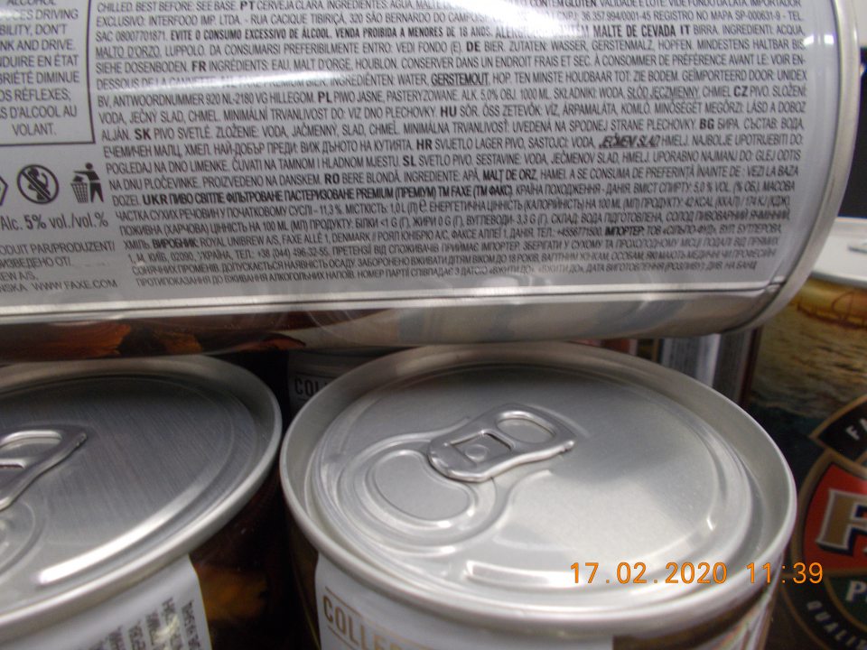 Tovaru nesprávne označený - v zložení neodlíšený alergén.