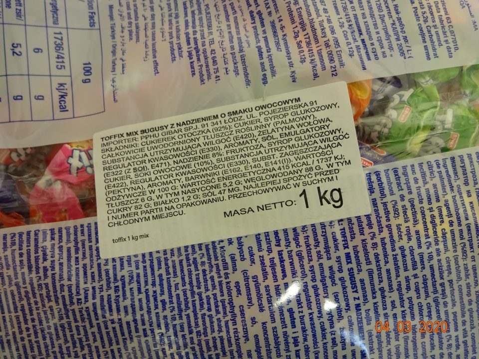 Výrobok neoznačený v kodifikovanej podobe Slovenského jazyka.