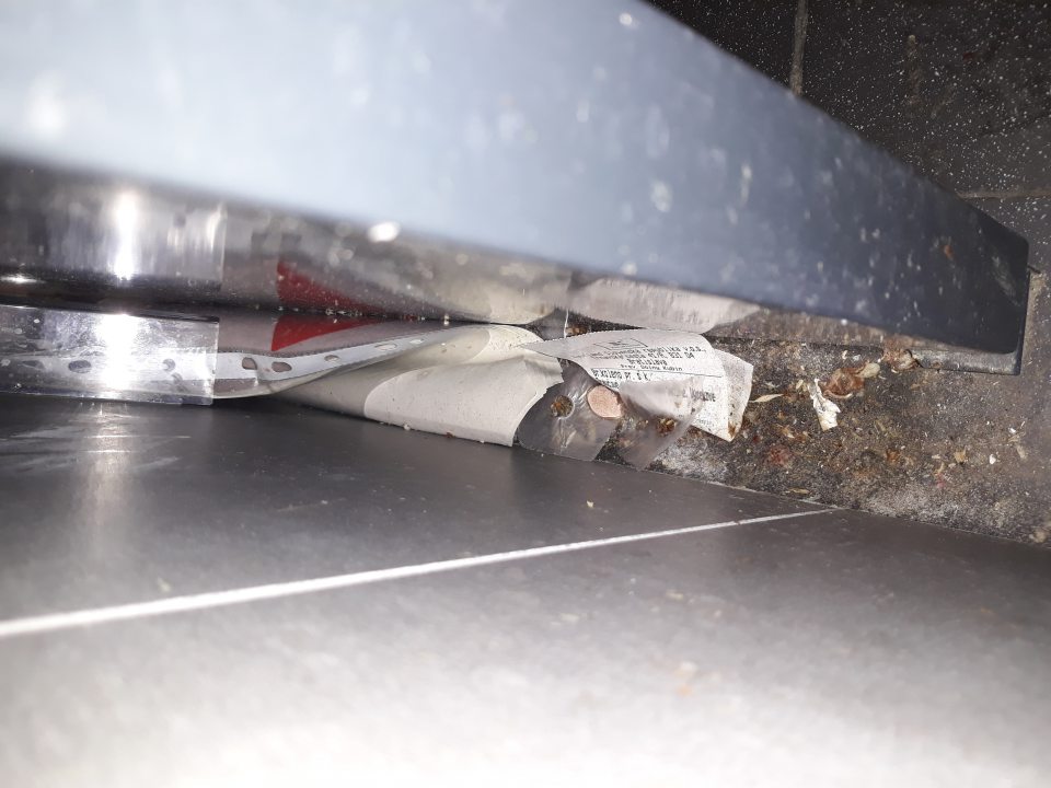 nedodržaná hygiena prevádzkových priestorov