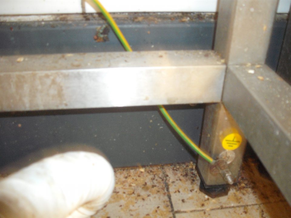 nedodržaná hygiena skladovania potravín