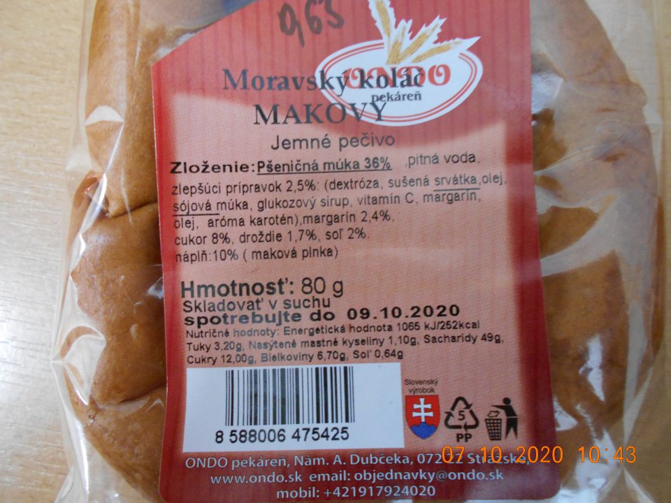 U dvoch druhov potravinárskych výrobkov chýbalo zloženie zloženej zložky, a u dvoch druhov potravinárskych výrobkov bol údaj o DMT ľahko stierateľny a ťažko čitateľný.