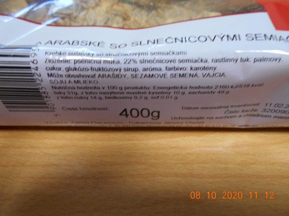  u jedného druhu výrovku nebola zvýraznená zložka spôsobujúca alergie