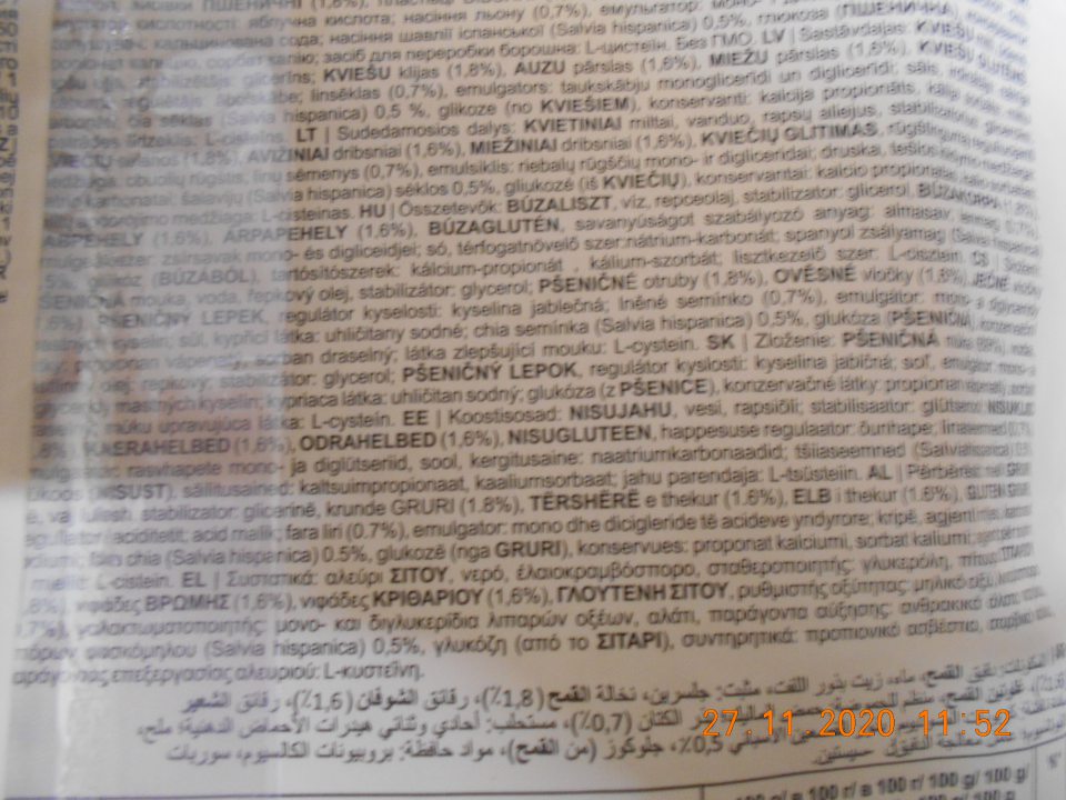 Zistené uvádzanie spotrebiteľa do omylu pri označovaní jedného druhu potravinárskeho výrobku z hľadiska jeho zloženia.