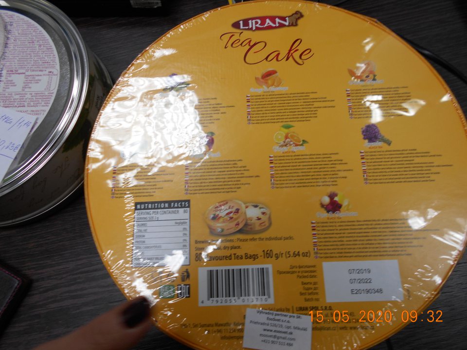 V zložení uvedené skratky niektorých zložiek - označenie nie je pre spotrebiteľa jasné a ľahko zrozumiteľné.