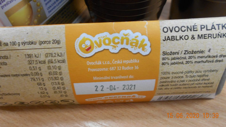 Zistené chýbajúce zvýraznenie zložiek, spôsobujúcich alergie alebo neznášanlivosť.