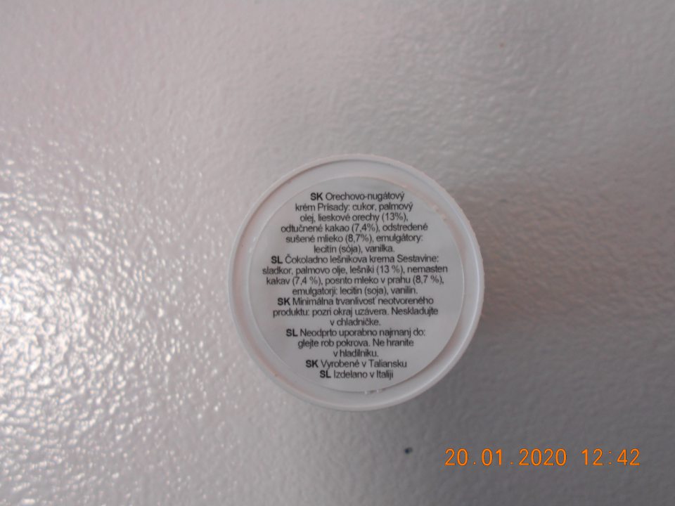 Zistené nezvýraznené zložky, spôsobujúce alergie alebo neznášanlivosť 