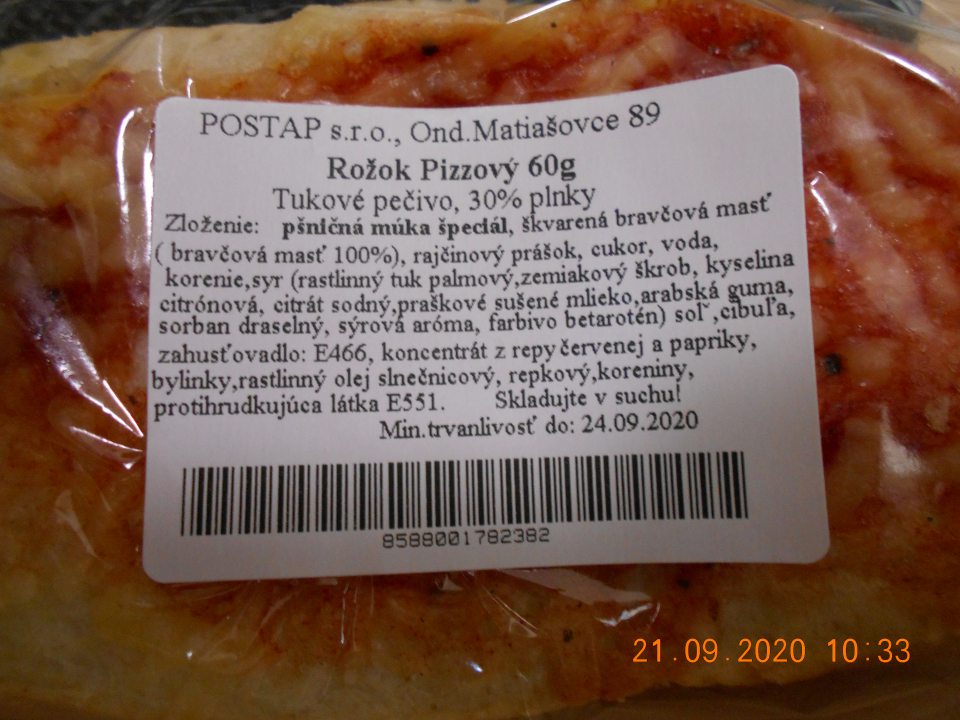	Zistené ponúkanie na predaj jedného druhu baleného pekárskeho výrobku, u ktorého v jeho zložení neboli zvýraznenené látky, spôsobujúce alergie alebo neznášanlivosť.