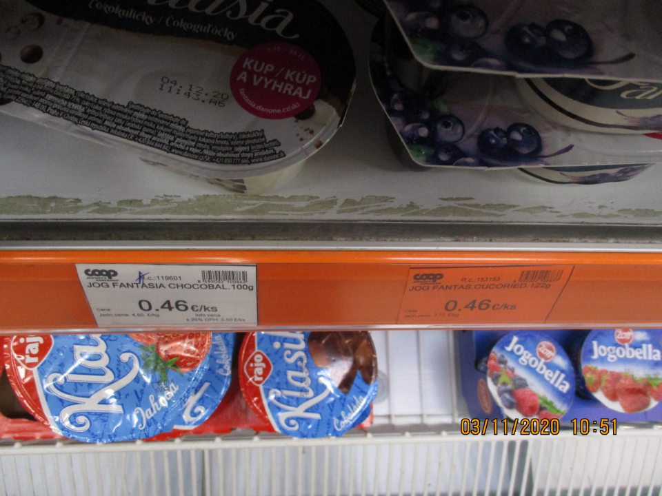 Znečistené chladiace zariadenie. 