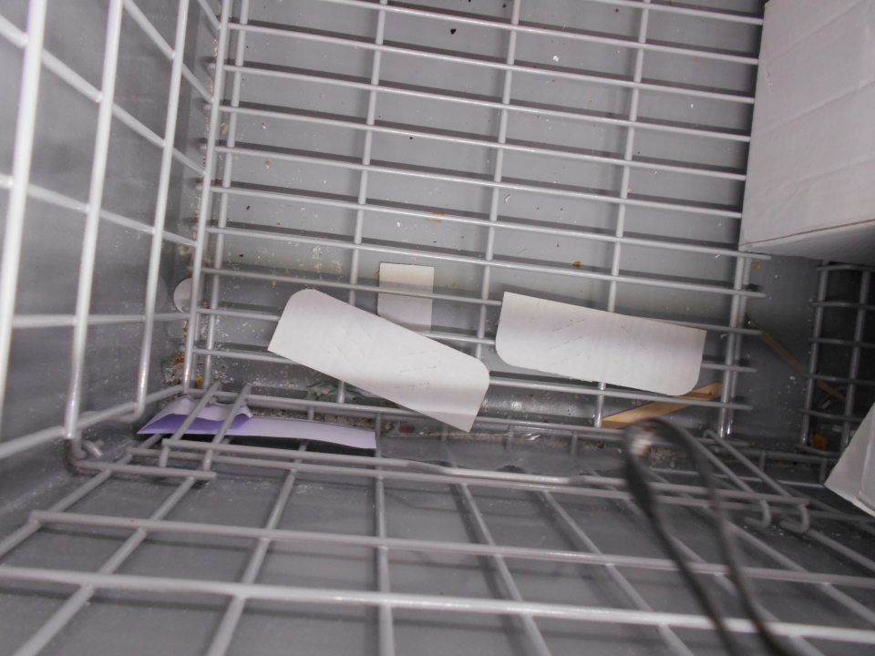 Mraziace boxy špinavé.