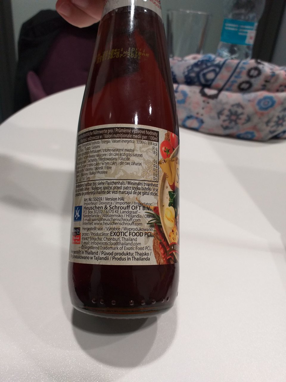 Sezamový olej 100% 3,245 litra- chýba označenie v kodifikovanej podobe štátneho jazyka