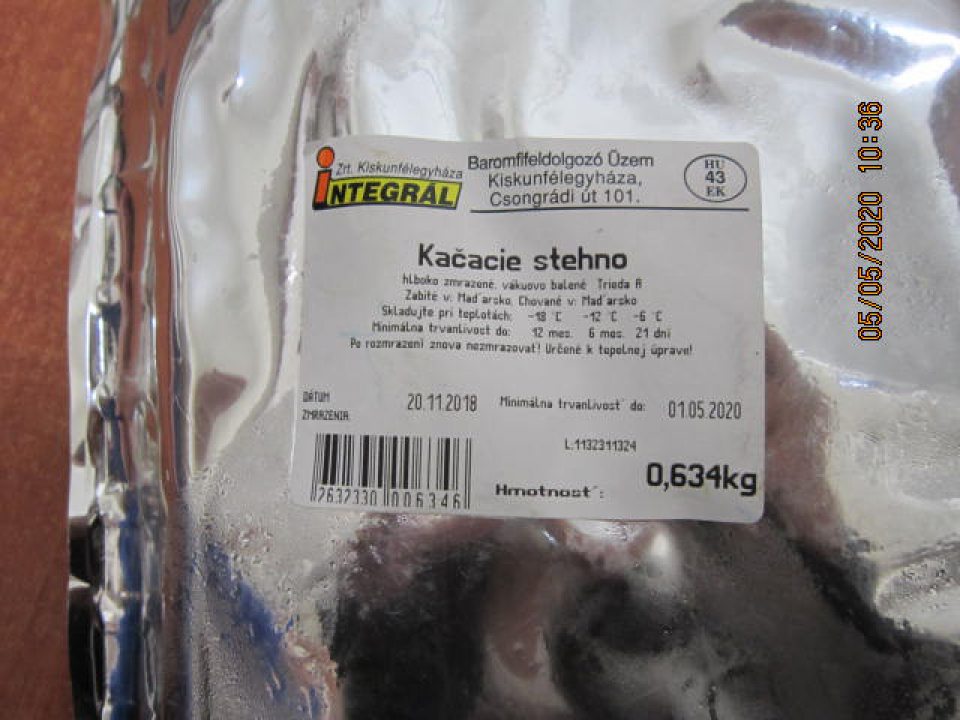 Predaj potravín po uplynutí DMT.