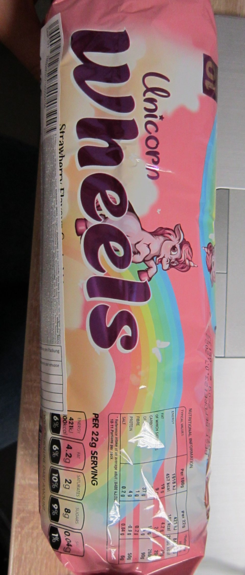 Bez prekladu výživových údajov v slovenskom jazyku. 