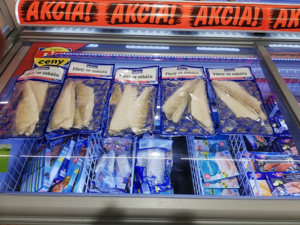 Vákuovo balené Filety zo zubáča s poškodeným obalom v počte 5 ks