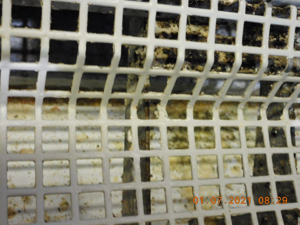 Nesplnenie opatrenia - znečistené chladiace zariadenia