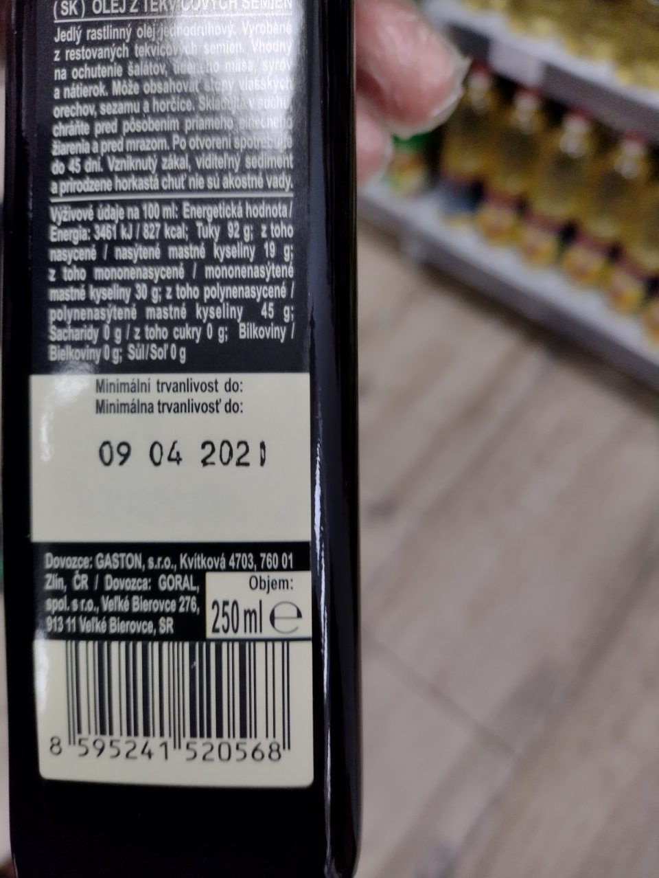 Predaj výrobku 49 dní po DMT.