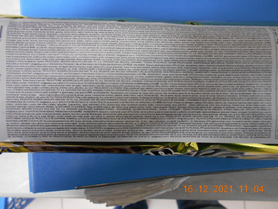  Zistené chýbajúce povinné údaje v štátnom jazyku.