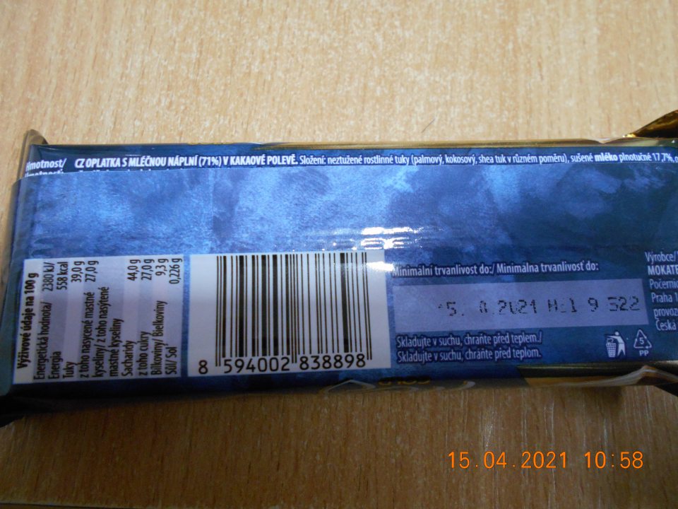 Zistené uvádzanie do obehu dvoch druhov potravinárskych výrobkov, u ktorých bol údaj o dátume minimálnej trvanlivosti stierateľný, respektíve zotretý.