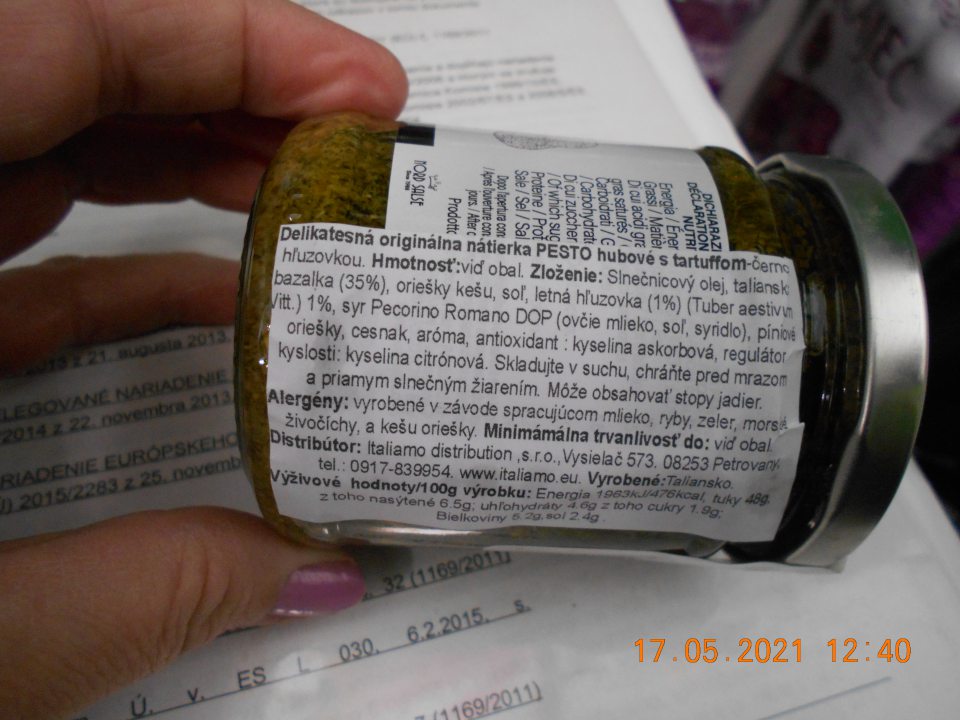 Zistené uvádzanie do obehu štyroch druhov potravín , v ktorých zložení chýbali zvýraznené látky, spôsobijúce alergie alebo neznášanlivosť. 