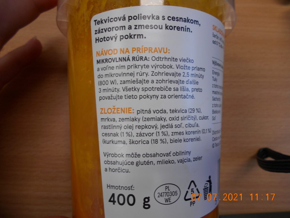 Nesprávne označených 6 druhov potravinárskych výrobkov.