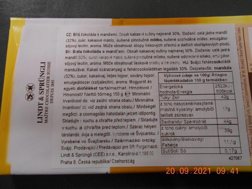  Zistené uvádzanie do obehu piatich druhov potravín, u ktorých neboli zvýraznené látky, spôsobujúce alergie alebo neznášanlivosť. 