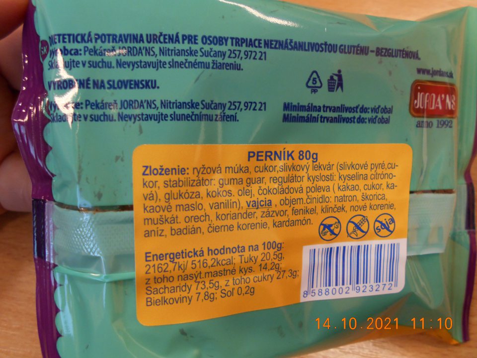  Uvedenie skratiek vo výživových údajoch