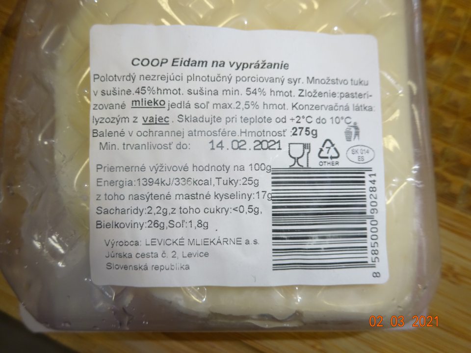 Tovar po dátume minimálnej trvanlivosti.