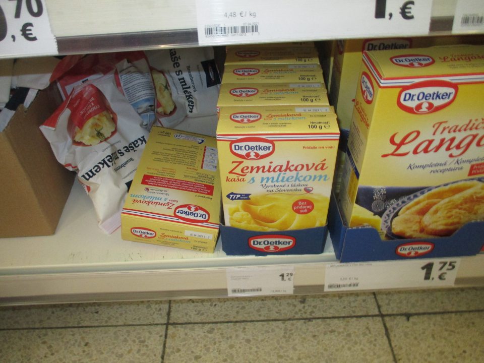 Predaj potravín po dátume minimálnej trvanlivosti.