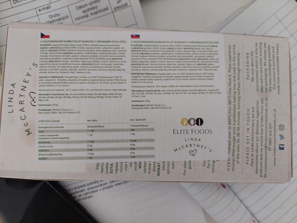 Nejasné a nepresné informácie v označení výrobku.