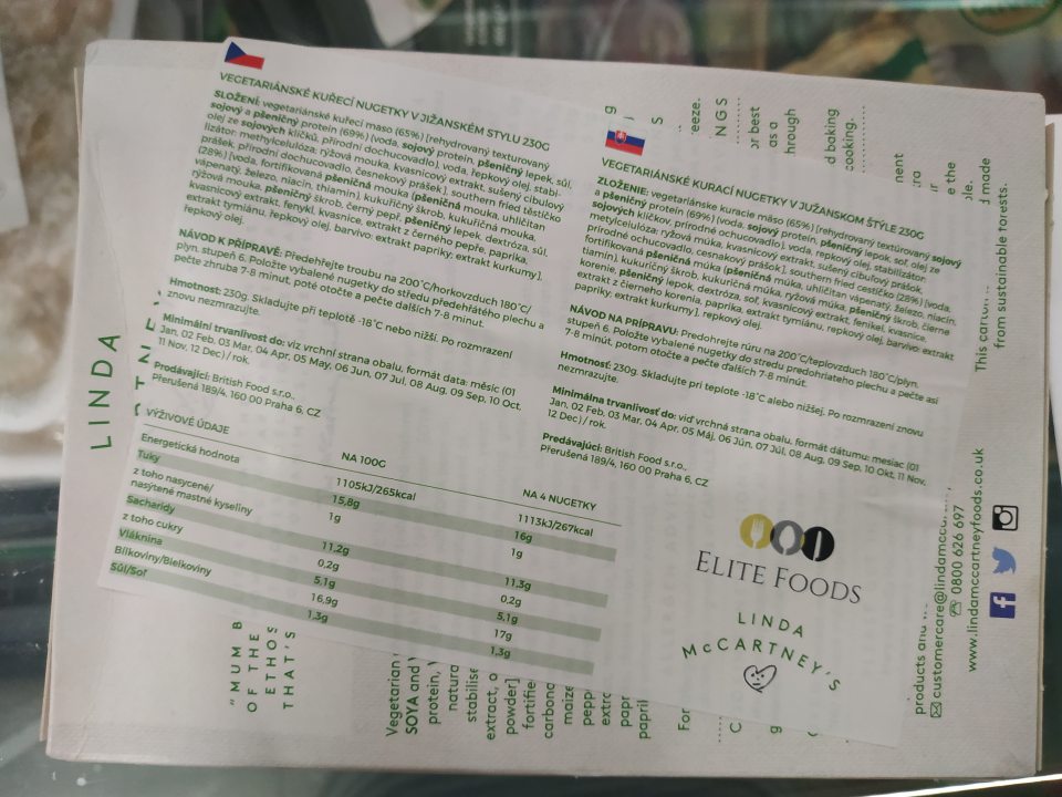 Nejasné a nepresné informácie v označení výrobku.