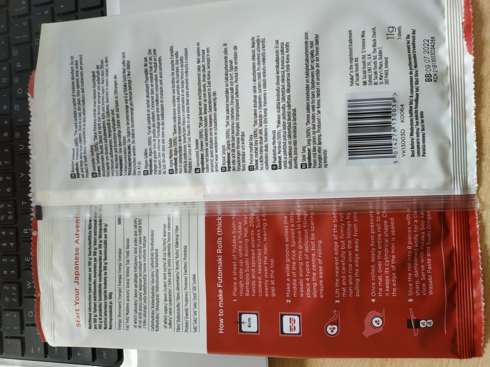 Predaj potravinového výrobku bez označenia v kodifikovanej podobe štátneho jazyka.