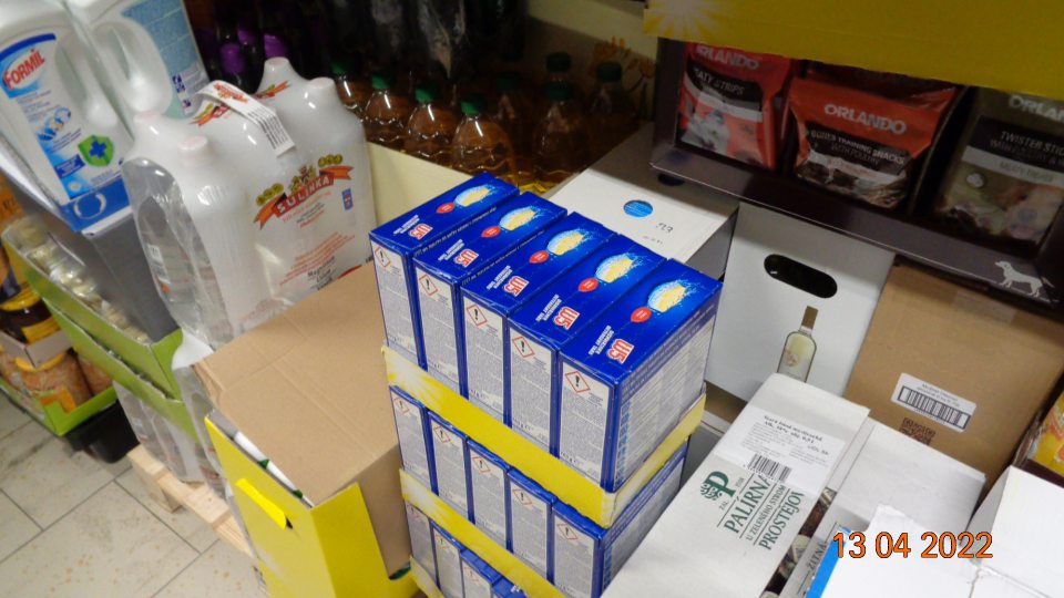 Porušenie povinnosti oddeleného uchovávania a umiestnenia vzájomne nezlučiteľných druhov tovaru.