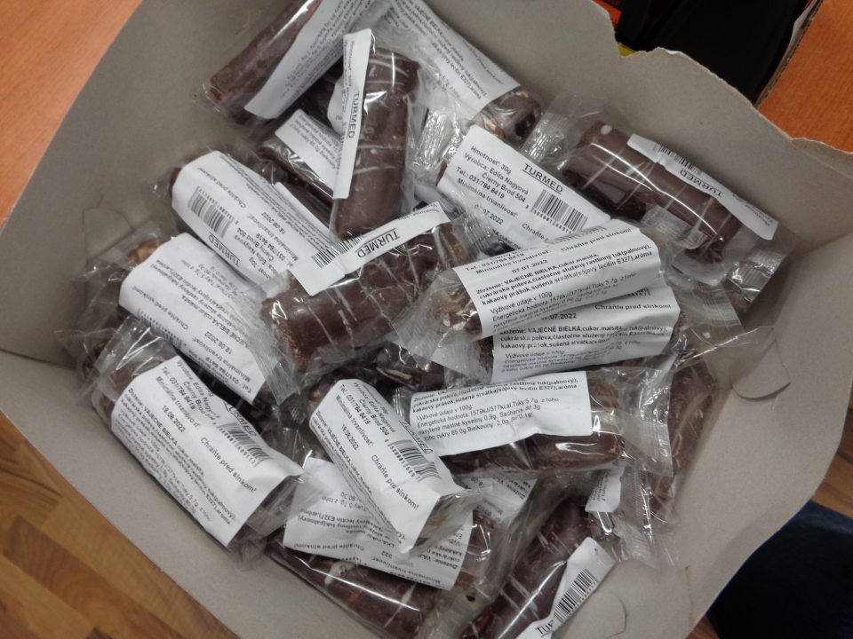 Chýba zvýraznenie alergénov.