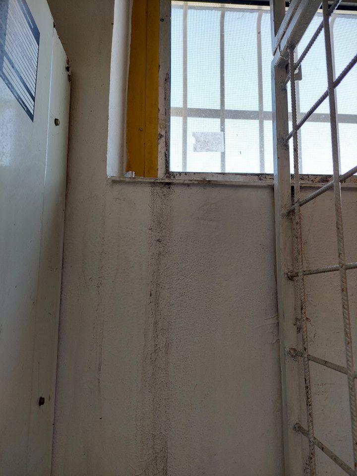  V príjmovej časti určenej na denný príjem pekárenských výrobkov poškodený povrch steny s výskytom plesne.