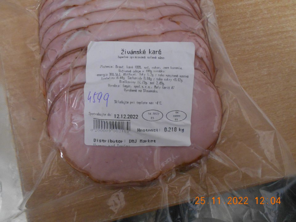 Uvádzanie do obehu mäsových vyrobkov, u ktorých v označení nebol uvedený fyzikálny stav ( že sa jedná o krájané výrobky, a tiež spôsob ich balenia- váakuové balenie). 3.) Použitie skratiek na etikete mäsových výrobkov. 4.) Nesprávne uvedené výživové hodnoty. 5.) Nečitateľná adresa distribútora.
