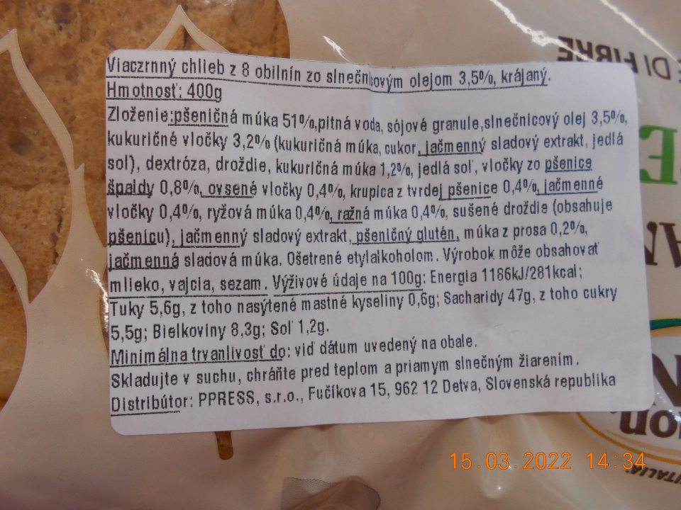 Nezvýraznená zložka, spôsobujúca alergie alebo neznášanlivosť u jedného druhu výrobku. 