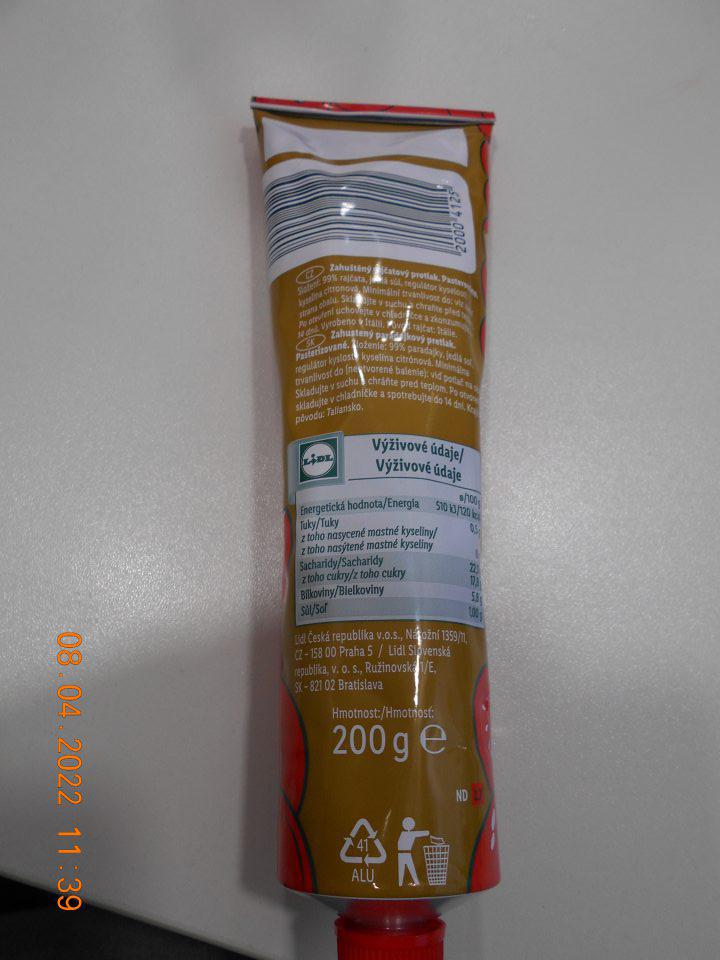  Chýbajúci údaj o dátume minimálnej trvanlivosti. 