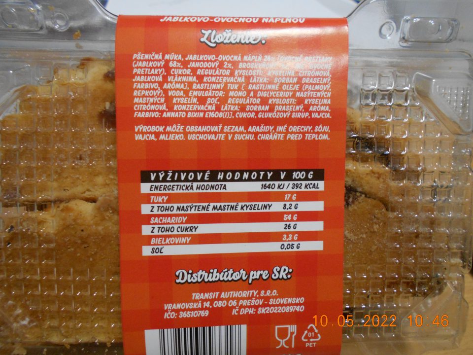 Zistené uvádzanie do obehu jedného druhu potravinárskeho výrobku, nesprávne označeného, u ktorého na etikete nebola zvýraznená zložka, spôsobujúca alergie alebo neznášanlivosť. 