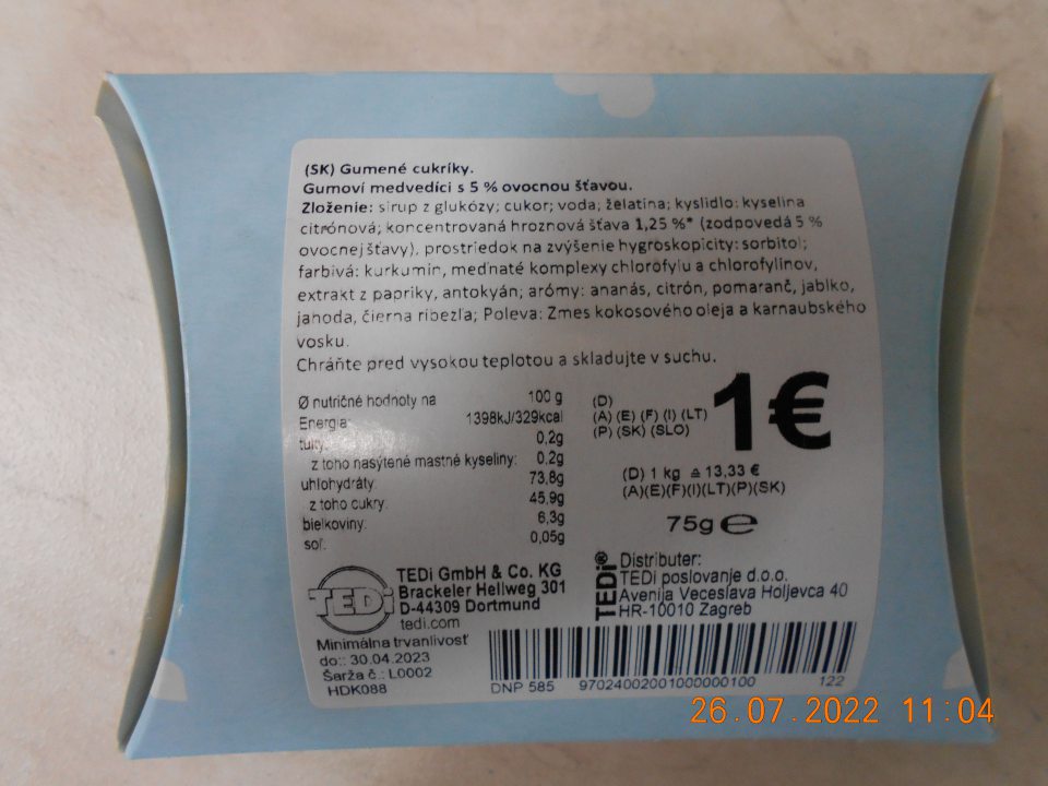  Nesprávne zaradanie do kategórie prídavných látok "kyslidlo".