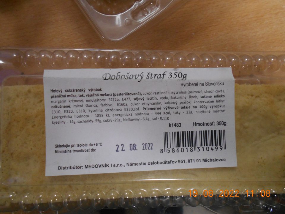 Zistené uvádzanie do obehu troch druhov potravinárskych výrobkov s nesprávnym označením. Údaje neboli pre spotrebiteľa jasné, zrejmé a zrozumiteľné. 