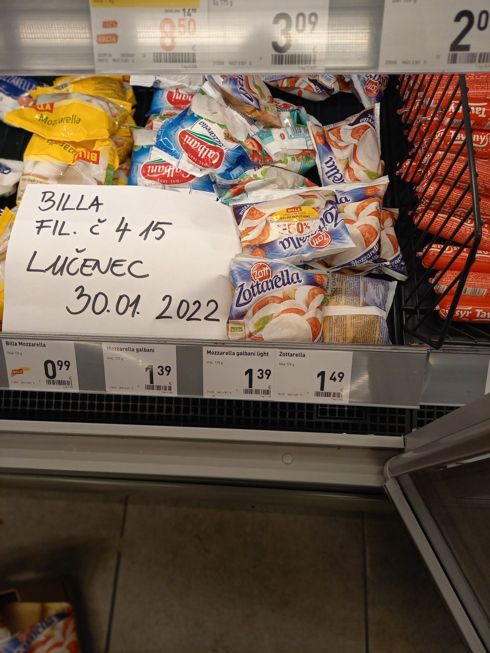 Potraviny po dobe spotreby.