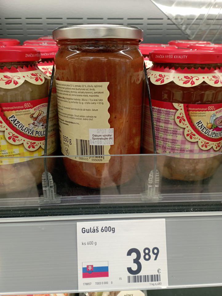 Predaj potraviny po uplynutí dátumu spotreby.