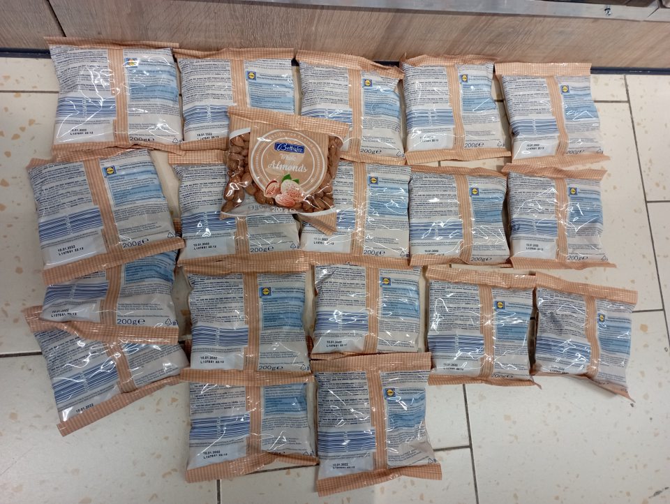 Jadrá mandlí 200g po dátume minimálnej trvanlivosti.